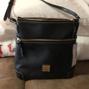 Dooney & Bourke Pebble Leather Crossbody - Black